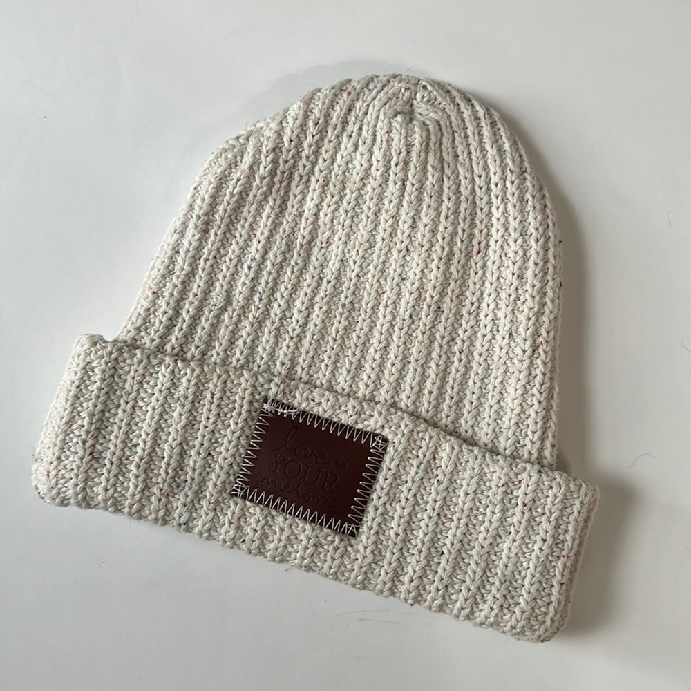 Love Your Melon Cuffed Confetti Beanie
